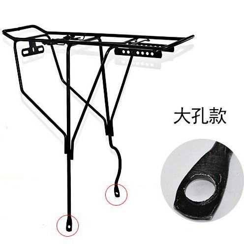 Bicicleta de montaña estante de acero sólido 26 estante de bicicleta percha trasera freno de disco tripulado soldadura integrada equipo de equitación