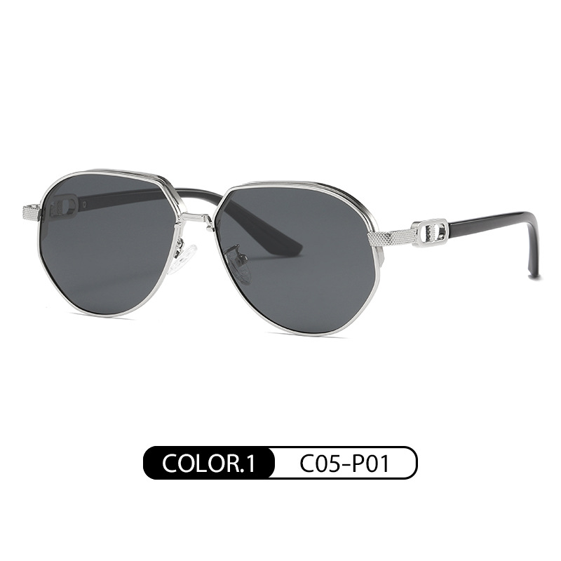 Nuevas gafas de sol polarizadas JS8577 Fashion Travel Street shooting gafas de sol de los hombres pesca protección solar polarizada gafas rana