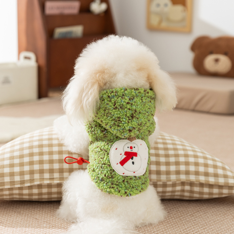 Celestial estrella de cordero, perro, gato, nuevo chaleco de invierno, ropa de peluche para perros pequeños y medianos