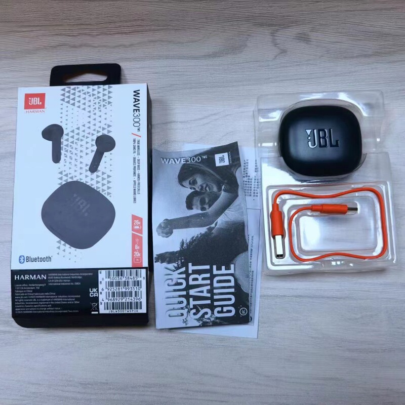 JBL W300TWS high-end wireless bluetooth headset semi-in-ear music running sports waterproof headset