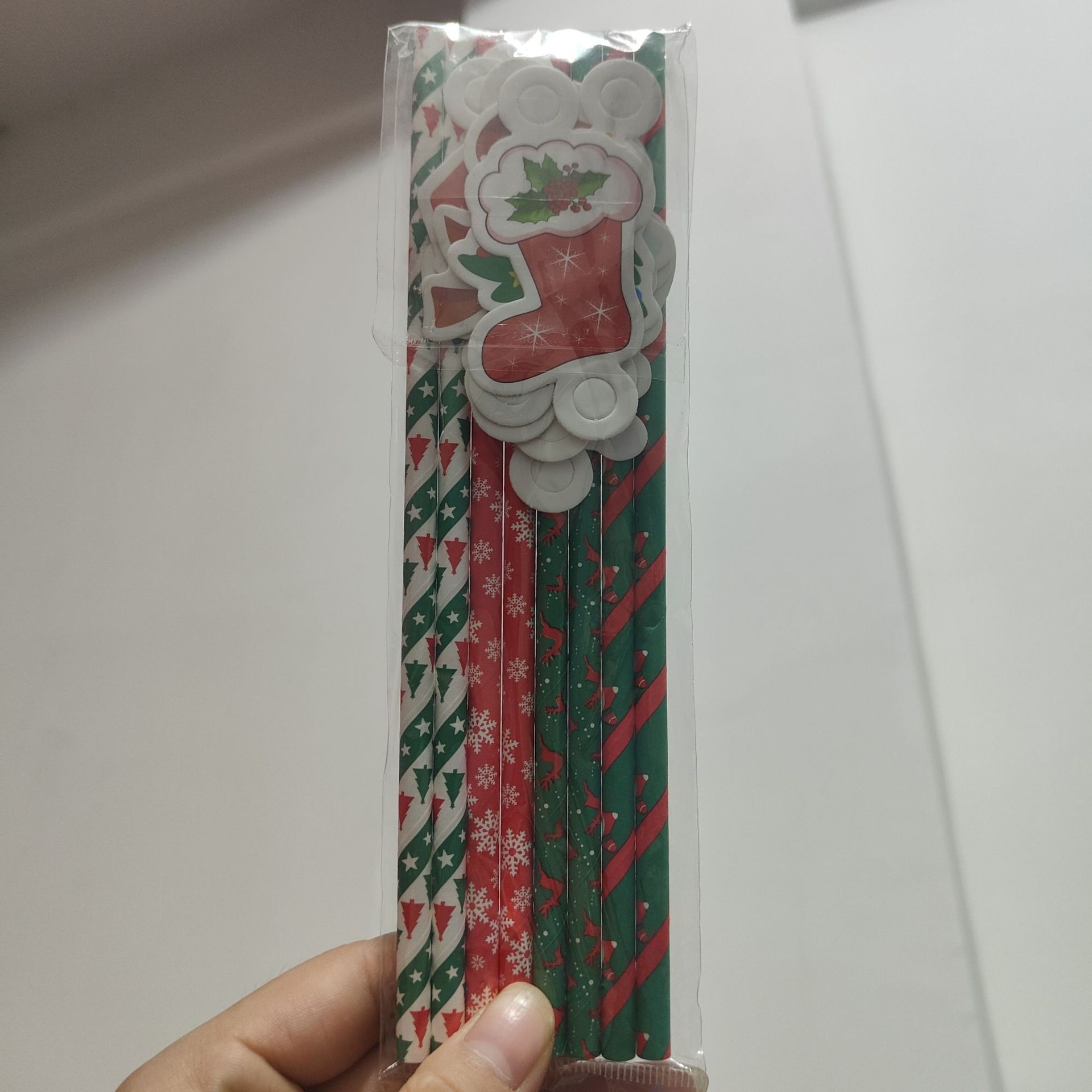 Transfronterizo nuevo plato de papel desechable taza de papel dorado decoración suministros traje de Navidad tema Fiesta vajilla