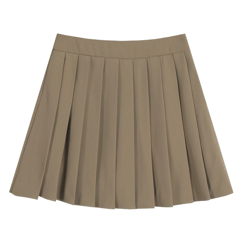 Винтажный костюм в японском стиле, плиссированная юбка, Женская юбка в студенческом стиле, универсальная юбка для похудения с высокой талией JK, чистая мода