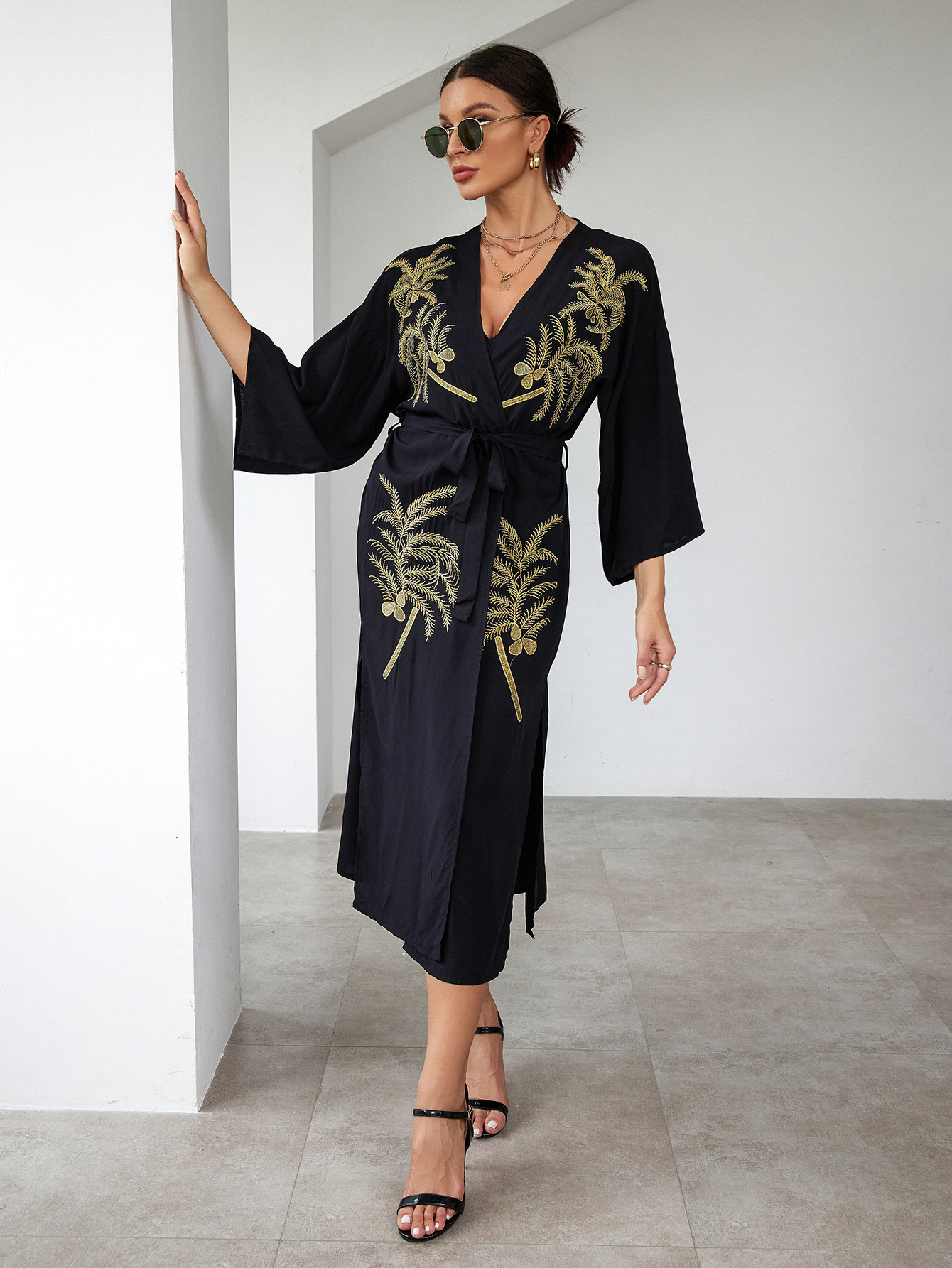 Femmes Impression Vacances Style Classique Cover Ups display picture 6