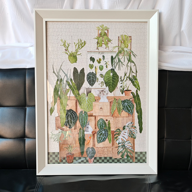 50X75 Acrylic Puzzle Photo Frame with One Thousand Pieces, High-End Framed Self-Assembled Plexiglass Plate Picture Frame