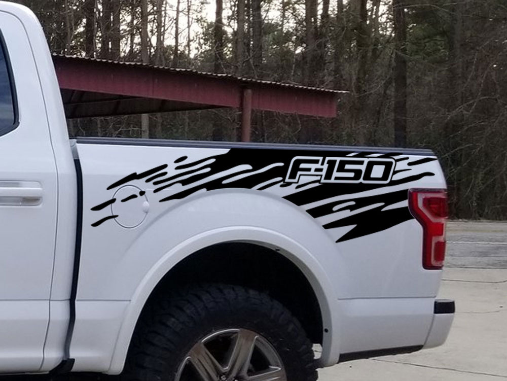 Progettato per l'uso su Ford Raptor F150 adesivo per auto adesivo decorativo per bagagliaio per cambio carrozzeria camioncino Latte Pickup_voghion.com