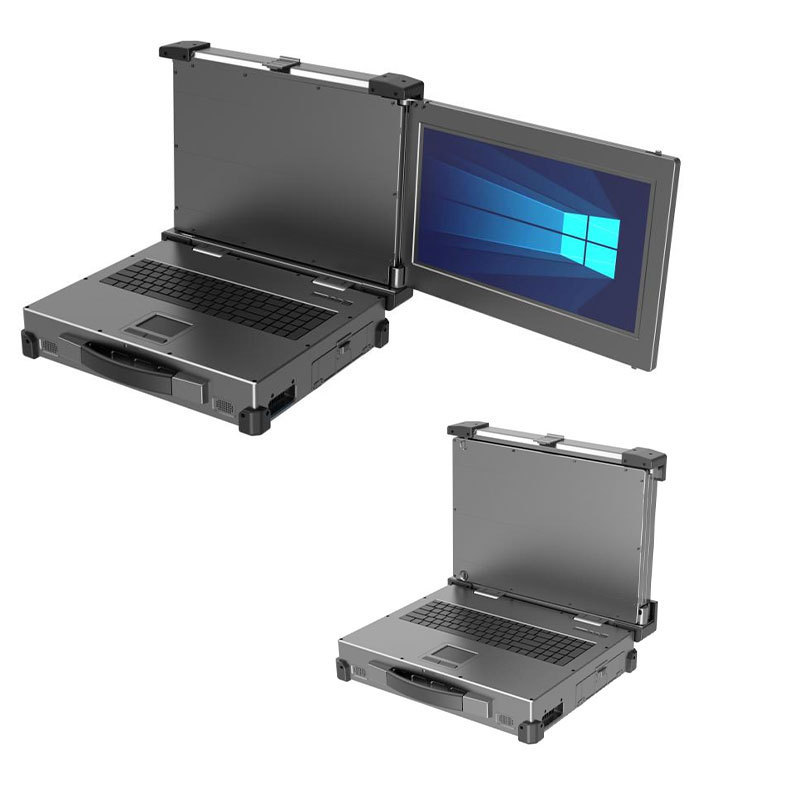 GS75U PRO UAV aluminum alloy portable dual-screen multi-screen three-proof box display computer ground station