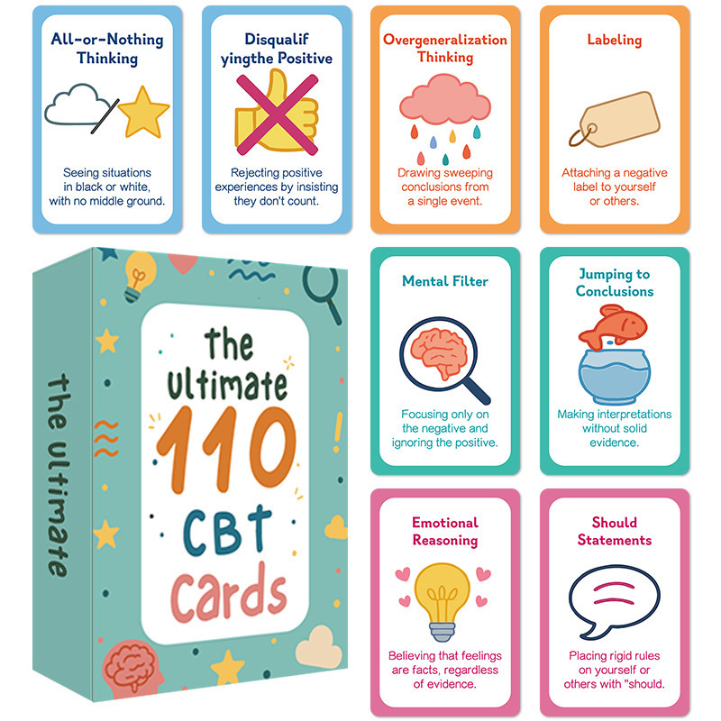 Cross-Border the Vltimate 110 Cbt Cards Ultimate 110 Cbt Mental Health Cards in Stock