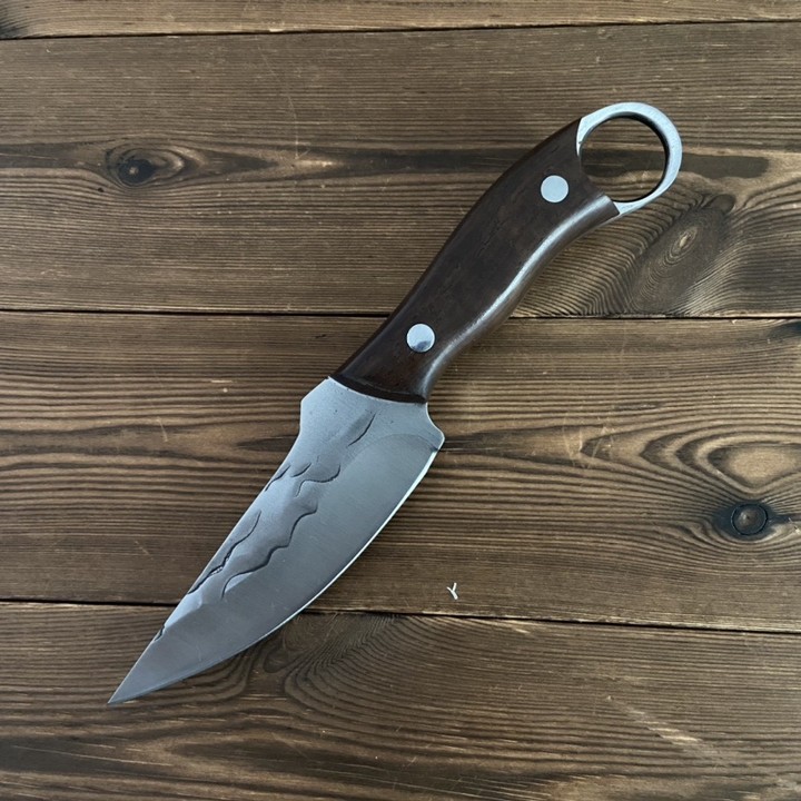 Cuchillo de acero inoxidable mango de cuchillo de cocina carne barbacoa comer carne de cerdo Cordero cuchillo acampar al aire libre cuchillo de camping portátil