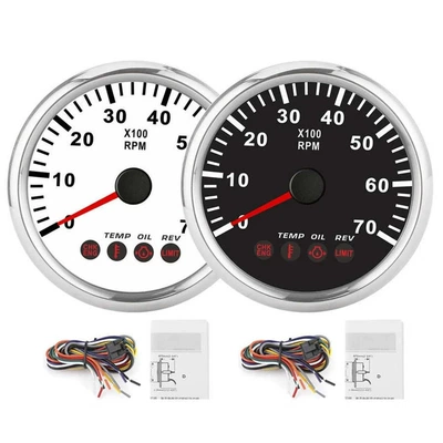 Dəniz İstifadəsi üçün 7000Rpm və Dörd Siqnal İşığı (Yağ Təzyiqi + Temperatur + Rev + Chk Eng)