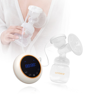 breastpump Carman Bear Dual Frequency Dual Mode Electric Breast Pump Nine Gear Suction Adjustment 180ml
