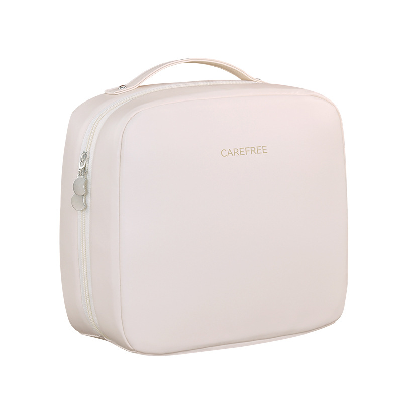 Bolsa de maquillaje para mujeres 2025, nueva bolsa de almacenamiento de maquillaje portátil de gran capacidad, bolsa de lavado de viaje de lujo ligera y de alta gama