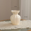 Princess diana's small vase, creamy yellow
