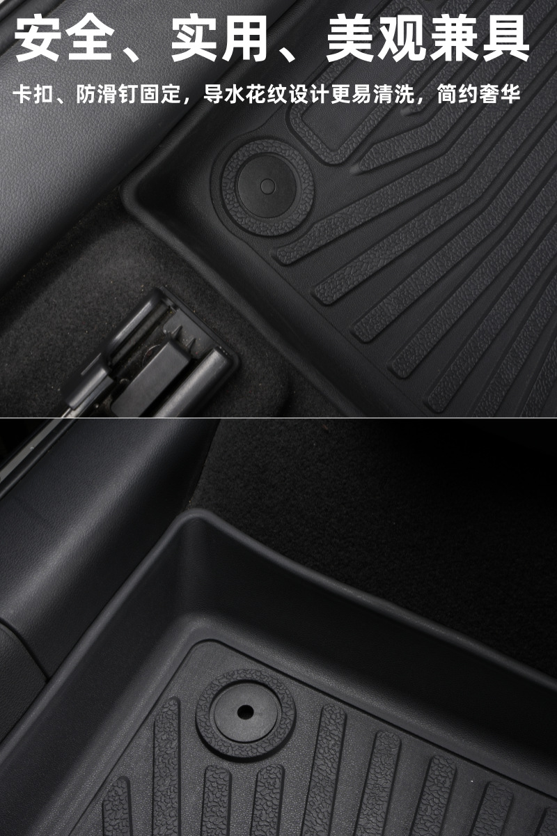 Suitable for Car Waterproof Floor Mats, Foreign Trade Cross-Border Foot Mats, Passport Foot Mats