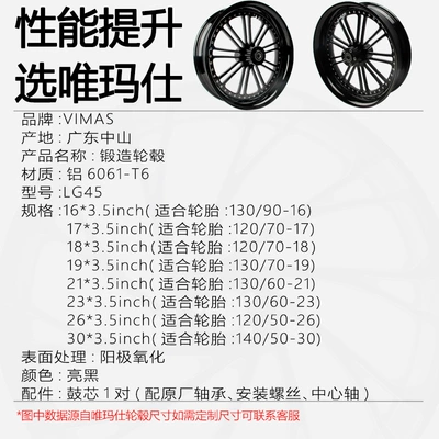 Series Rims, Motorcycle wheel hub