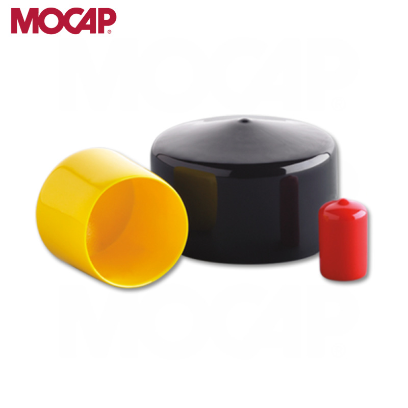 pvc胶套防尘盖 耐高温绝缘黑色软护套 螺纹保护帽 盖子圆盖塑料