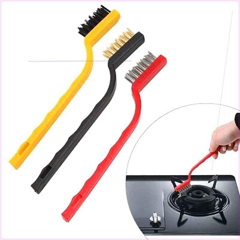 キッチン用小型スパチュラ、スチールワイヤー隙間ブラシ、多機能ツールブラシ、家庭用洗浄ブラシ、ポットアーティファクトのクリーニング8点セット|undefined
