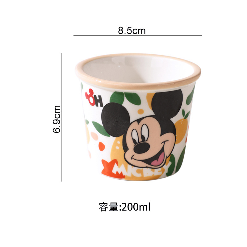 Disney Girls High Value Ceramic Ice Creative Nicho Diseño Casario Ice Cream Kids Dessert Cups