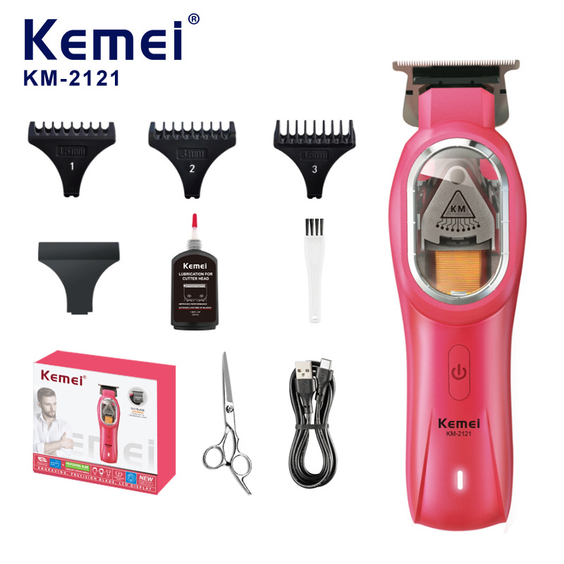 Corte de pelo eléctrico Kemei corte de pelo profesional corte de pelo eléctrico corte de pelo sin cepillo corte de pelo KM - 2121