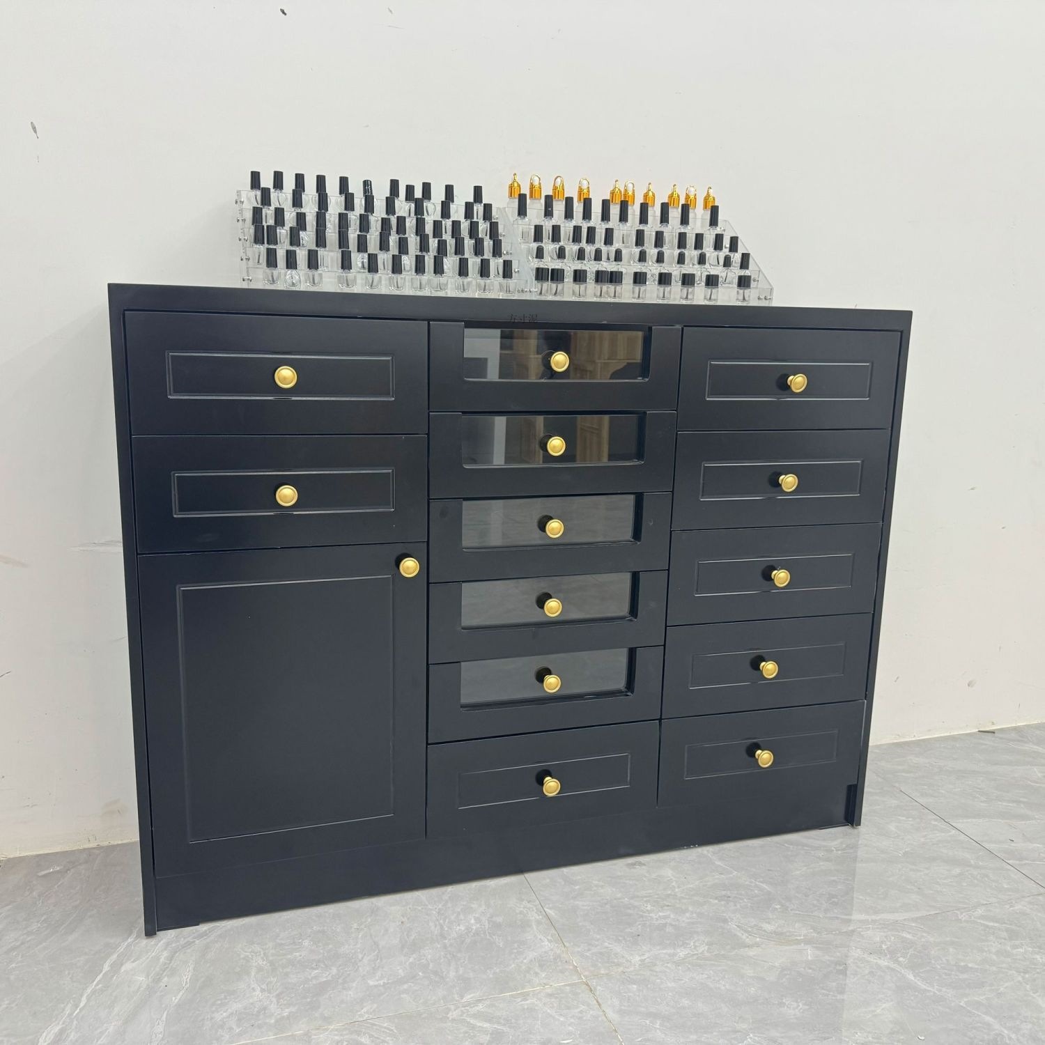 Stand for manicure, nail polish, storage system