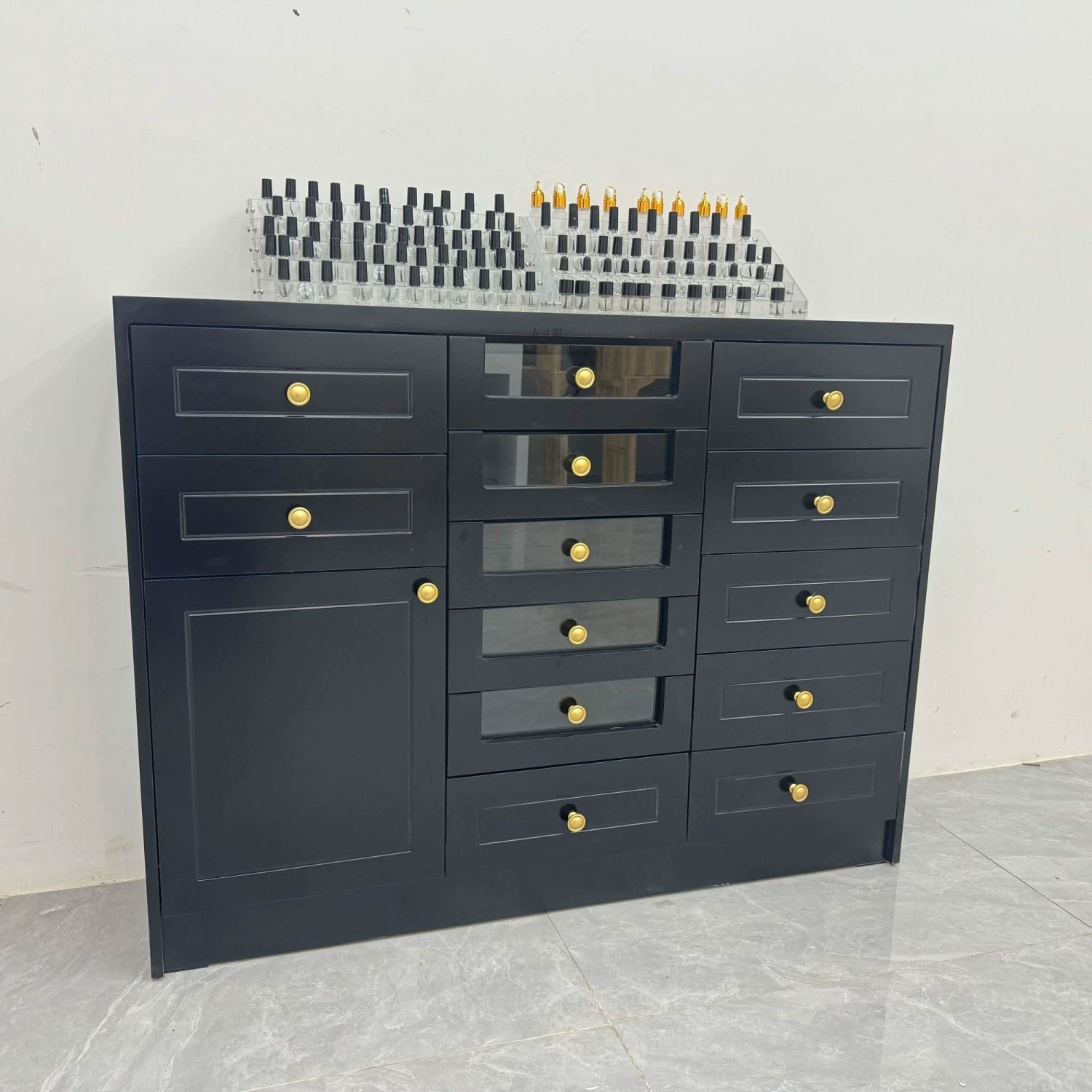 Stand for manicure, nail polish, storage system