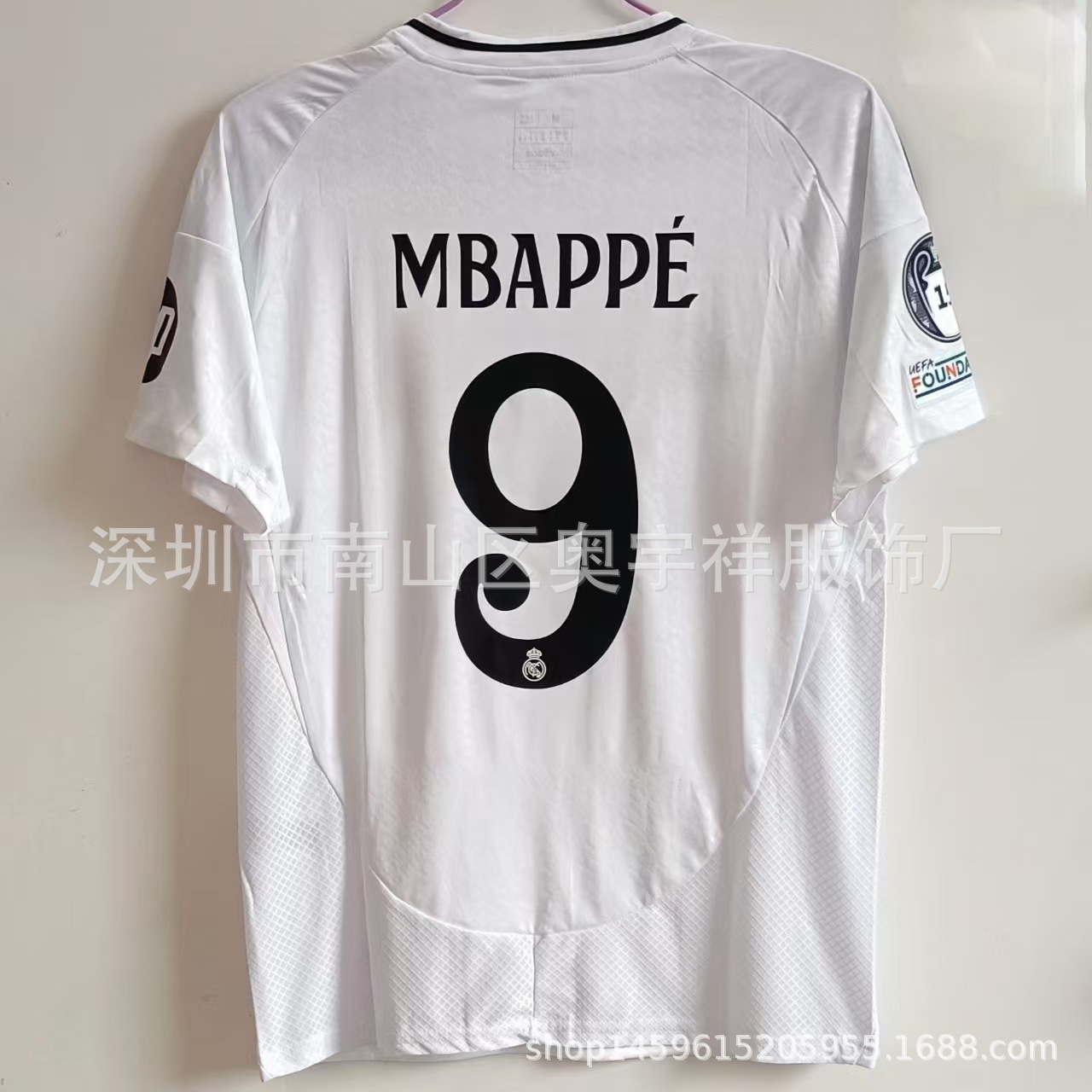 Venta al por mayor 24-25 Barcelona Real Madrid camiseta No. 19 Yamal No. 20 Olmo No. 9 Mbappé camiseta de fútbol