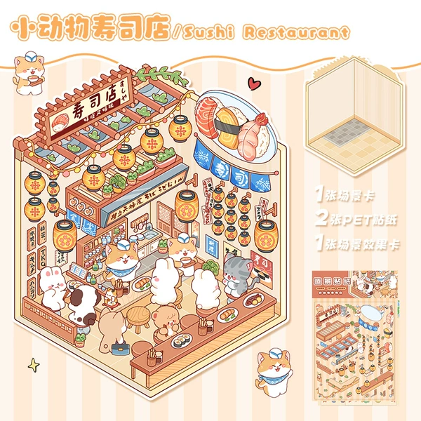 Small Animal Sushi Restaurant [Hot Product 4.0]