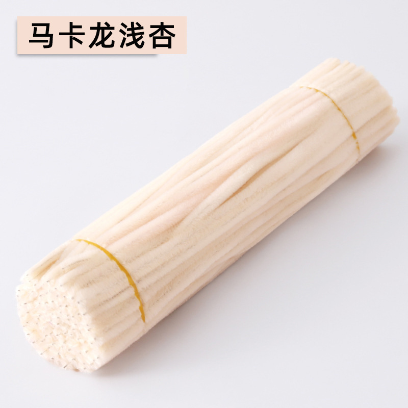 Varilla de torsión colorida súper densa hecha a mano fabricante de material de bricolaje al por mayor varilla de torsión de macarons hecha a mano en negrita para niños