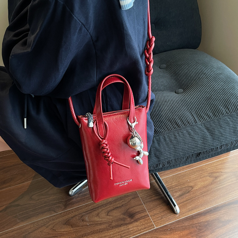 Mini borsa a tracolla donna versatile borsa a secchiello trendy_voghion.com