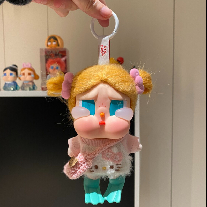 Only Selling Clothes: Crybaby Doll Clothes with Bunny Ears Headgear Hat, Cute Vinyl Doll Outfit Only Selling Clothes: Crybaby Doll Clothes with Bunny Ears Headgear Hat, Cute Vinyl Doll Outfit