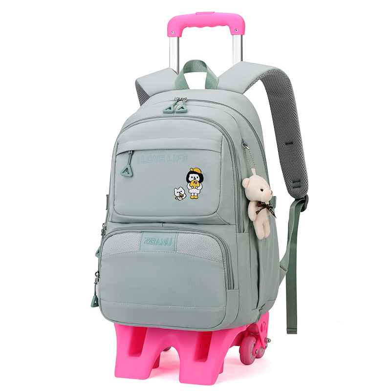 2022 pescado natural estudiante mochila 3-6 grado ligero de gran capacidad de múltiples capas transpirable transfronteriza Venta caliente