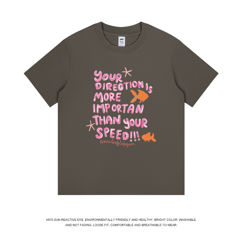 多用途のプリントコットン半袖Tシャツ、男性と女性用、和風の新鮮でカジュアルな夏のデザイン、インス卸売|undefined