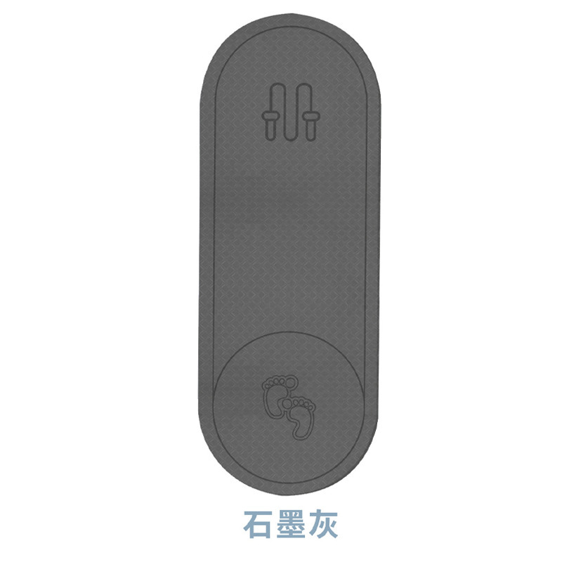 Estera de yoga TPE al por mayor estera de cuerda para saltar amortiguación deportiva antideslizante estera de piso de cuerda para saltar fitness fábrica