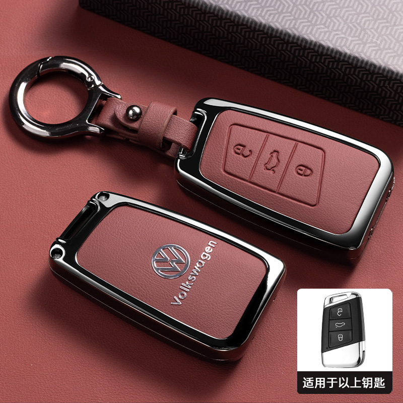 C 스타일 싱글 쉘 화산 레드 + 링 버클