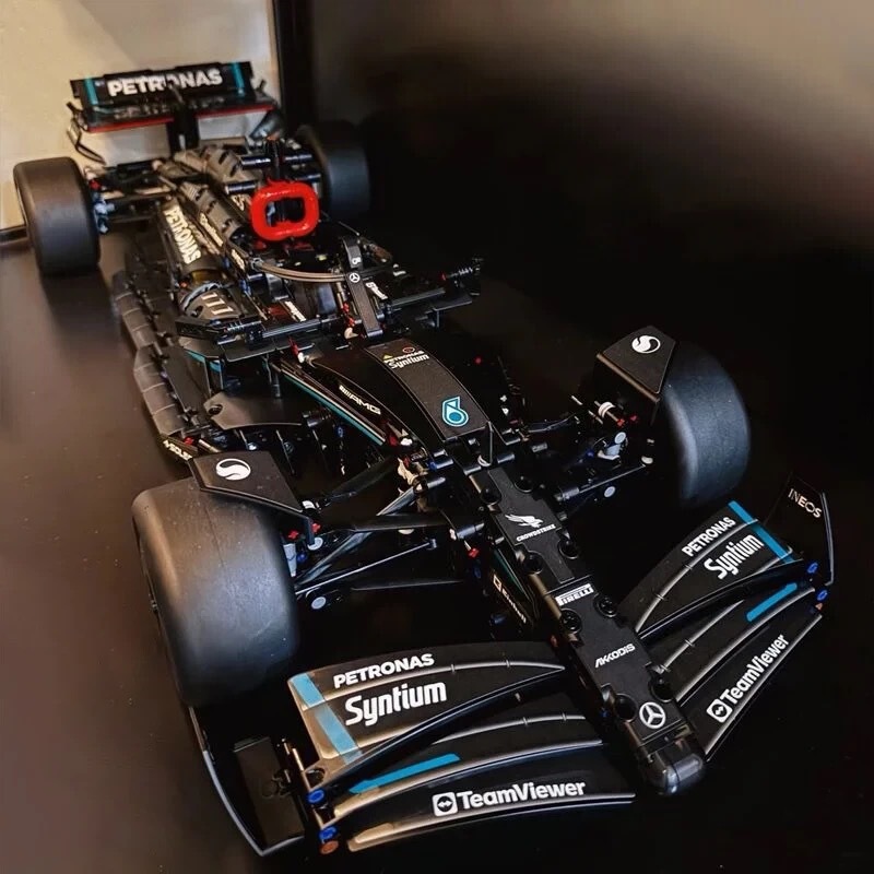 Cross-Border Compatible Lego F1 Formula Racing Building Blocks Remote Control Sports Car Technology Mechanical Set Kidsren's Assembly Toys for Men Cross-Border Compatible Lego F1 Formula Racing Building Blocks Remote Control Sports Car Technology Mechanical Set Kidsren's Assembly Toys for Men