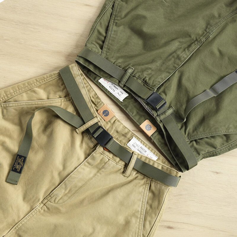 Japanese Military Style Workwear Shorts ins Cotton Casual Men's Big Pocket Half-length Pants Durable Summer Fashionable Straight Pants Japanese Military Style Workwear Shorts ins Cotton Casual Men's Big Pocket Half-length Pants Durable Summer Fashionable Straight Pants