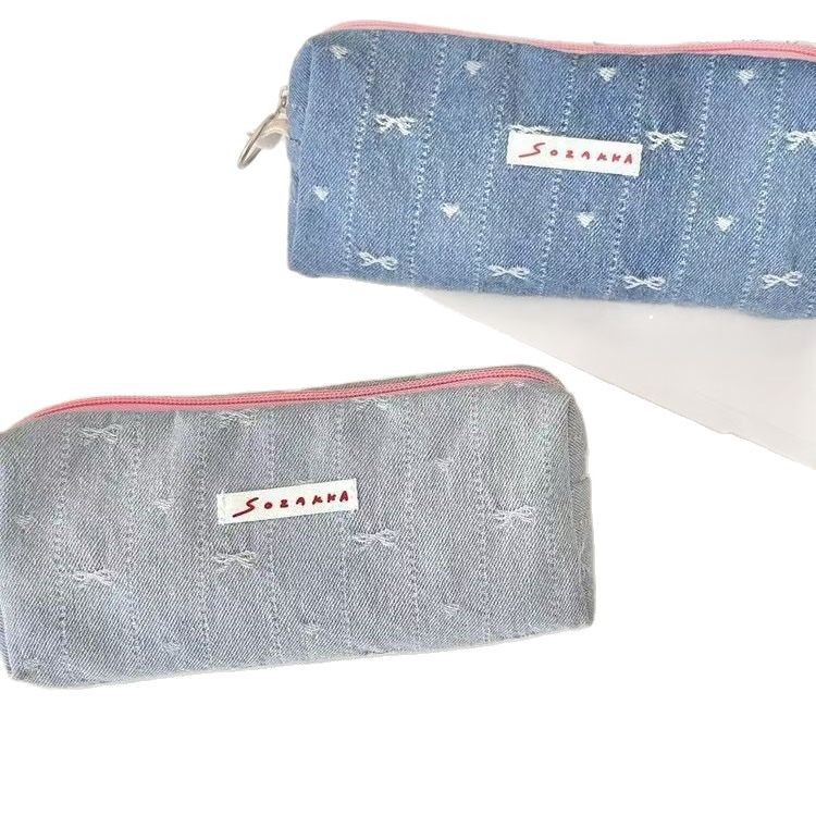 Denim stationery with bow