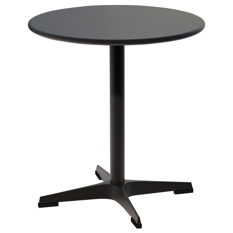 Mesa y silla al aire libre patio balcón mesa casual hierro forjado tienda de té de leche café mesa de comedor comercial moderna y simple