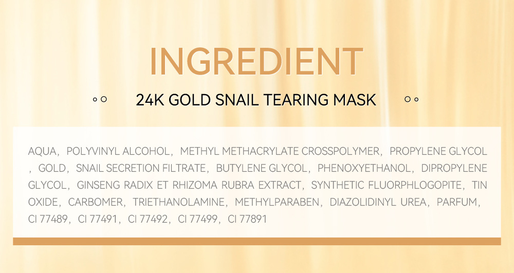 LAIKOU Gold Leaf Peel-off Mask 50g (Color box) Pore Cleansing Skin care products Cross-border supply undefined
