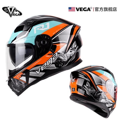 All-Season, Retro, Personalized, Anti-Fog | Kempinq və səyahət - m-r1-orange-comes-with-anti-fog-patch-black-film-headgear-nose-protection-helmet-bag