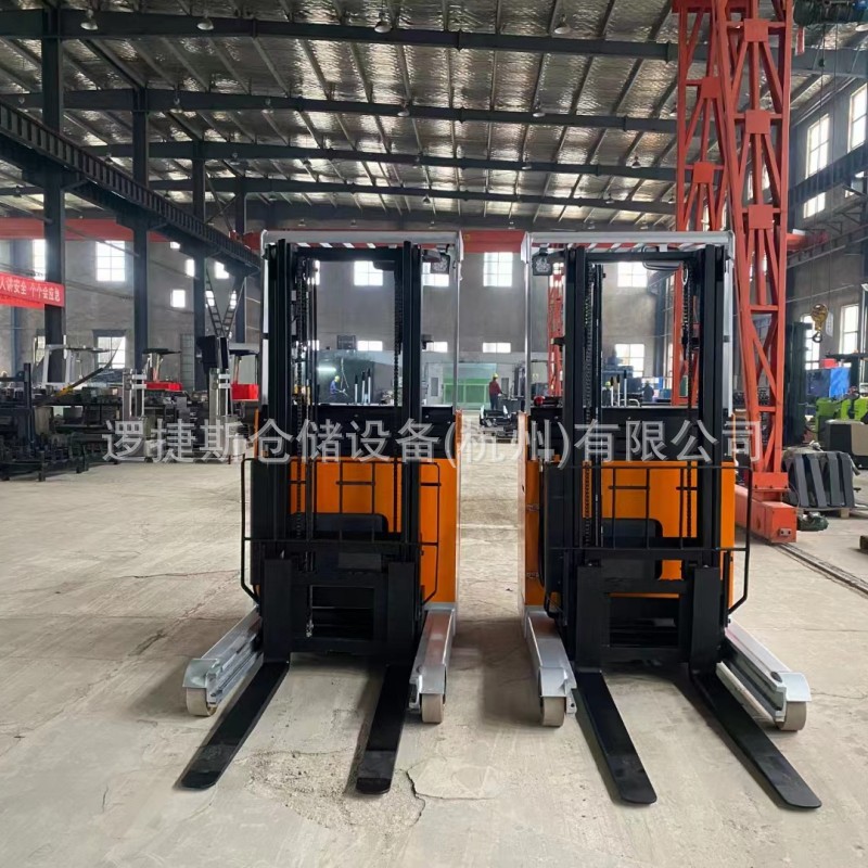 全电动前移式叉车侧站式1.5吨升高3m液压升降堆高车托盘装卸车