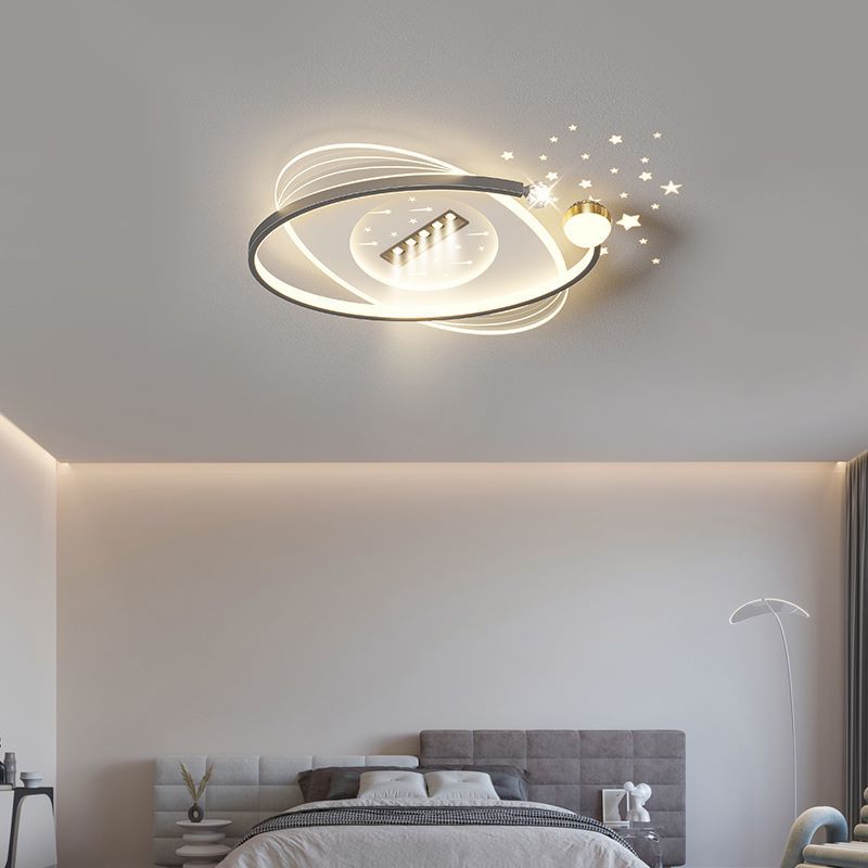 現代簡約全光譜客廳吸頂燈大廳高級感臥室燈全屋組合套餐中山燈具