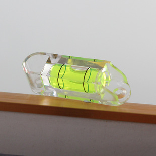 5515 Special-Shaped Notch Level Rectangular Block with Screw Hole Hole Level Hardware Measuring Tool Accessories Bubbler
