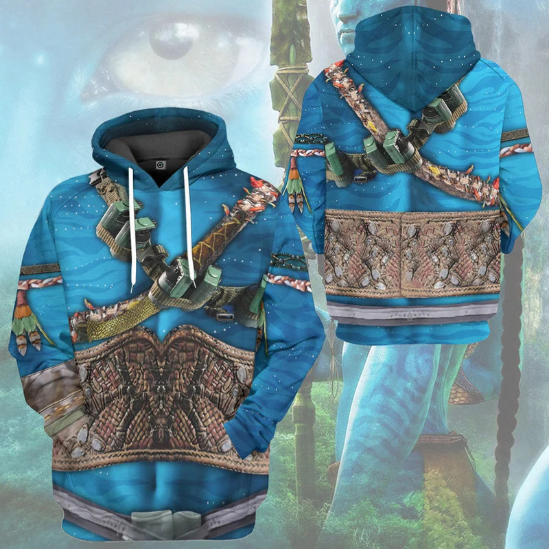 Foreign Trade New Avatar 3D Digital Printing Sweatshirt Cosplay Hooded Casual Sweatshirt