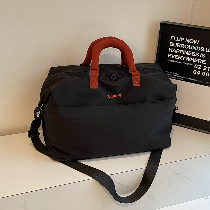 Travel Bag Women's Fashionable Large-Capacity Dry and Wet Separation Lightweight Crossbody Sports Fitness Bag Travel Expandable Luggage Bag
