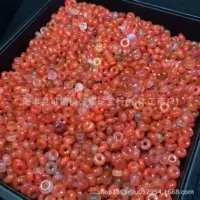 Оптовые натуральные южные красные хлебные кольца, защелкивающиеся кольца, аксессуары для игрушек своими руками, аксессуары ручной работы, свободные бусины