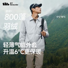 蕉下男士气绒外套(翻领、中暖)CL237登山春秋款保暖正品男士