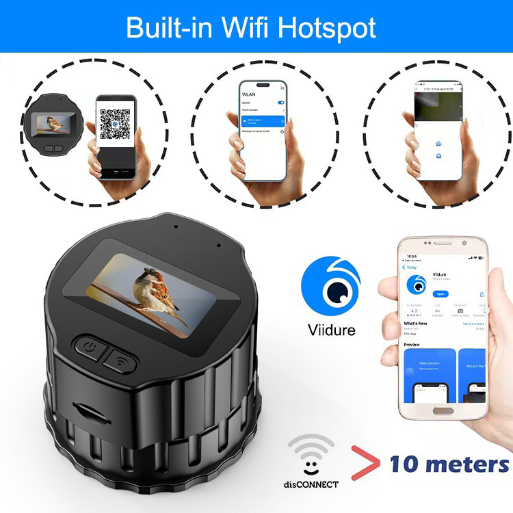 V13高清WiFi电子目镜通用目镜 望远镜通用目镜1.5寸屏天文望远镜