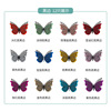 Double-layer three dimensional sticker with butterfly on wall, layout, decorations, in 3d format, Amazon