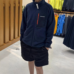 原厂品质mont*bell美家户外保暖摇粒绒立领拉链夹克套男女外套