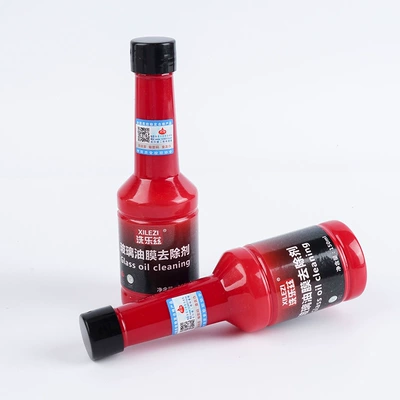 cleaner bottled hair oil film — Glass agent